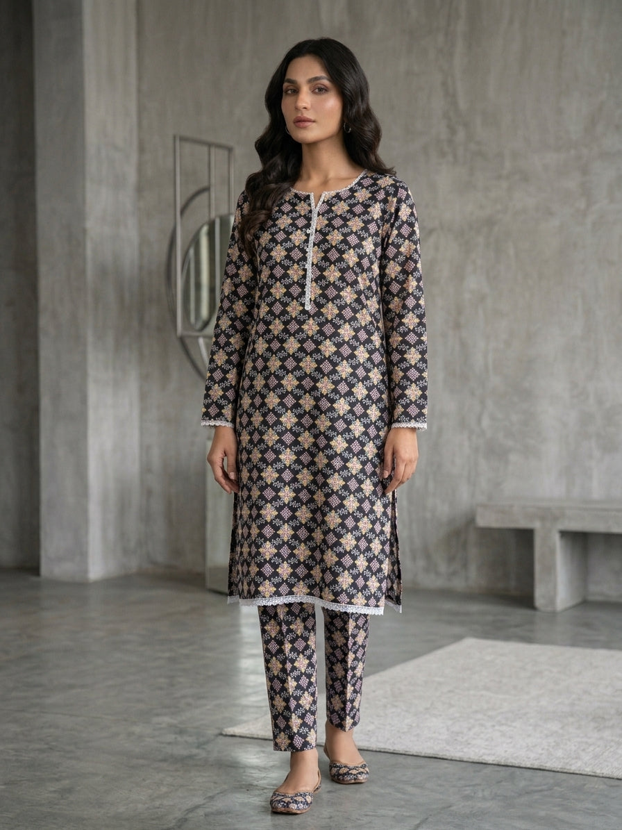 Pair Of 5 Ladies 2PC Sticthed Suits - Four Season Suits