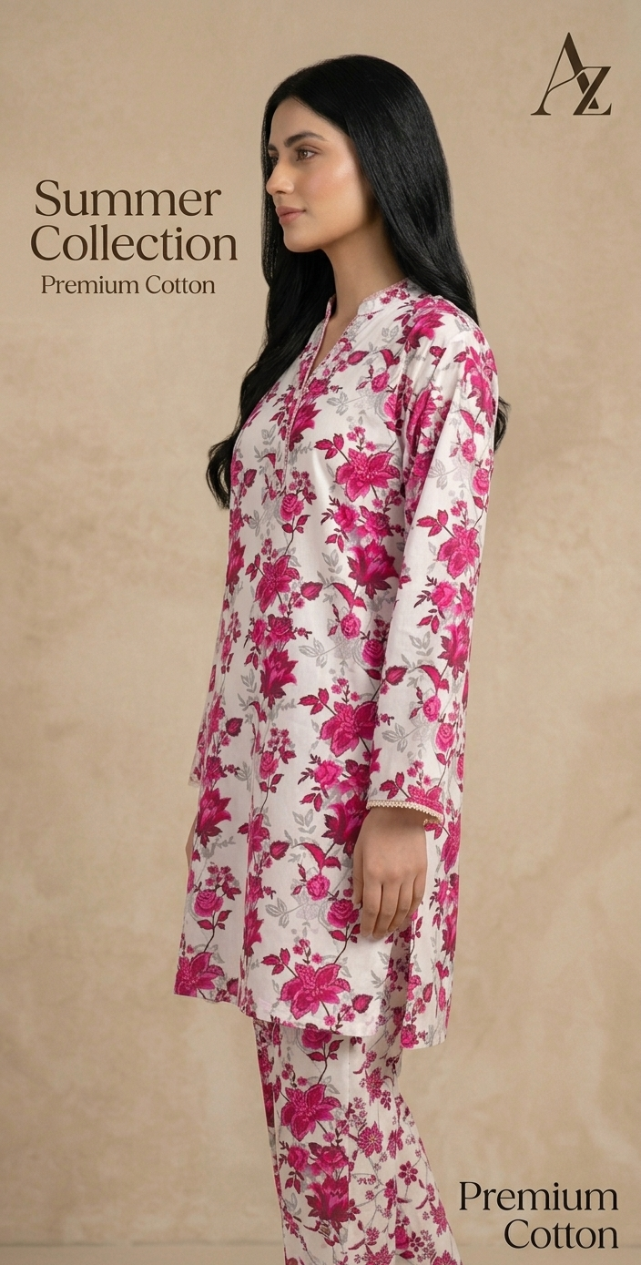 Summer Cotton 2PC Sticthed - Pairs Of 5 Suits