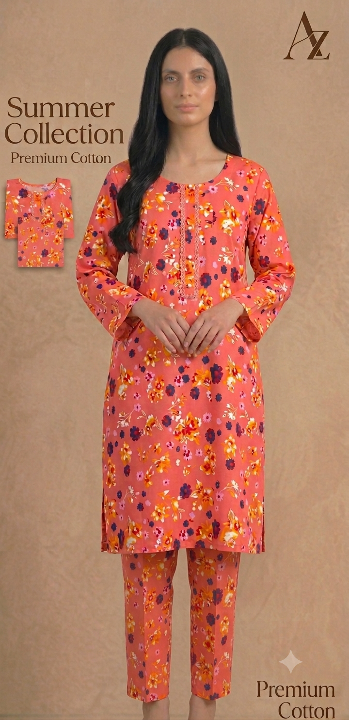 Summer Cotton 2PC Sticthed - Pairs Of 5 Sticthed 2Pc Suits