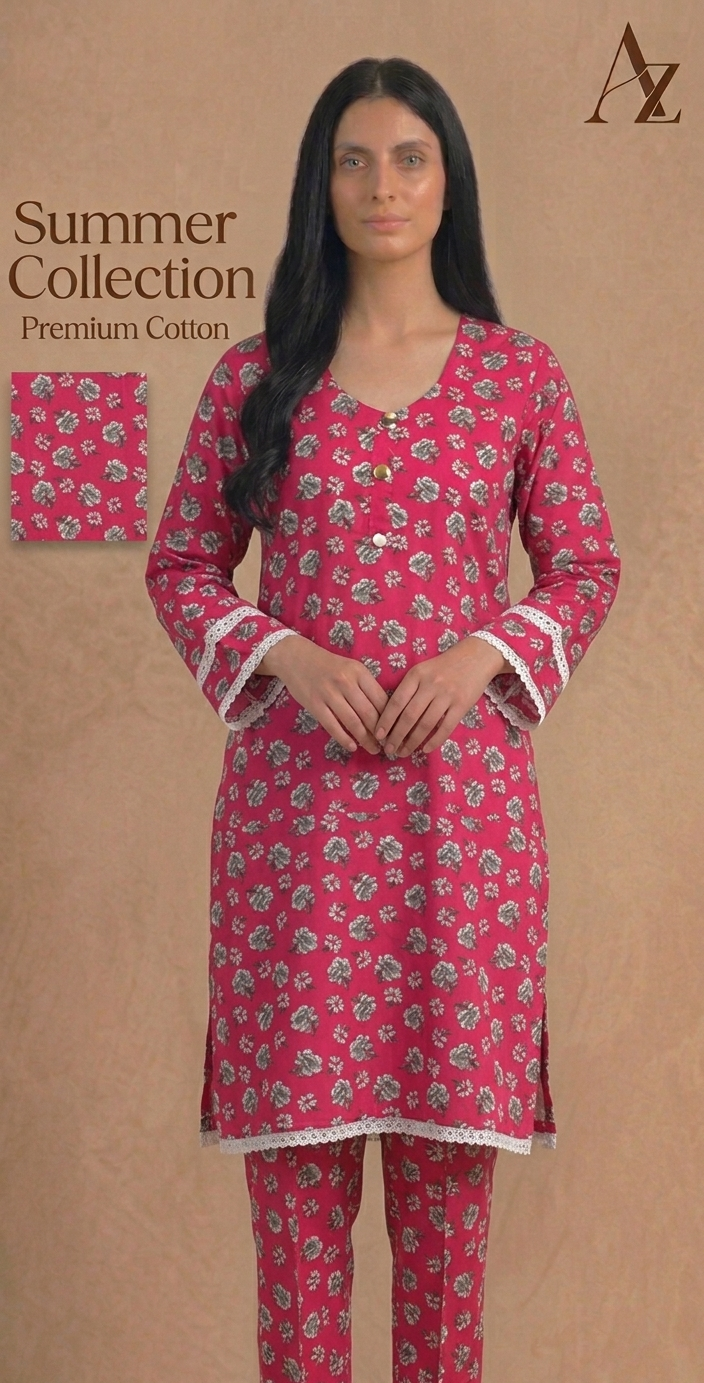 Summer Cotton 2PC Sticthed - Pairs Of 5 Sticthed 2Pc Suits